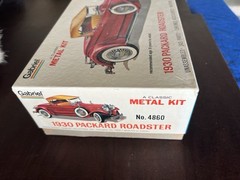 Vintage Gabriel Metal Model Kit 1/22 Scale Packard Roadster 1930