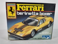 Ferrari Berlinetta Boxer MPC 1:24 Model Kit # 1-0556 Sealed Parts Bag