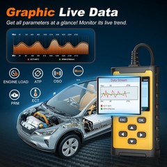 Obdmate Obd2 Scanner Diagnostic Tool Battery Test Readclear Codes View Live