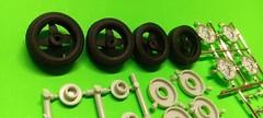 REVELL Jaguar XK-E Type Coupe 1/24 New Tool Wire Wheels Rubber Tires Knock Offs