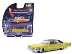 Greenlight 63080C 1/64 1971 Cadillac Sedan Deville Lowrider Gold