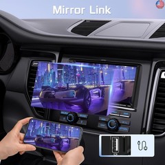 Rimoody Double Din Wireless Carplay Car Stereo Android Auto, 7 Inch Touch