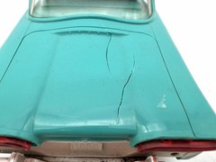 Vintage 8” 1958 Edsel Dealer Promo Friction Car Works Parts Repair