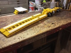 1/24-1/25 Scale Truck Trailer Model Accessories Lowboy Trailer D Rings