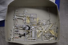 VINTAGE AMT 1937 CHEVY COUPE MODEL KIT WITH BOX PARTS MISSING AS IS