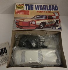RARE VTG MPC WARLORD CHEVY CAMARO FUNNY CAR # 1-2703-225 ISSUED 1972 COMPLETE