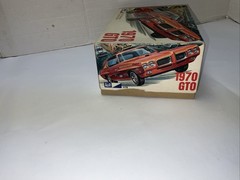 MPC 1/25 1970 Pontiac GTO Partially Built, w/Box As Is