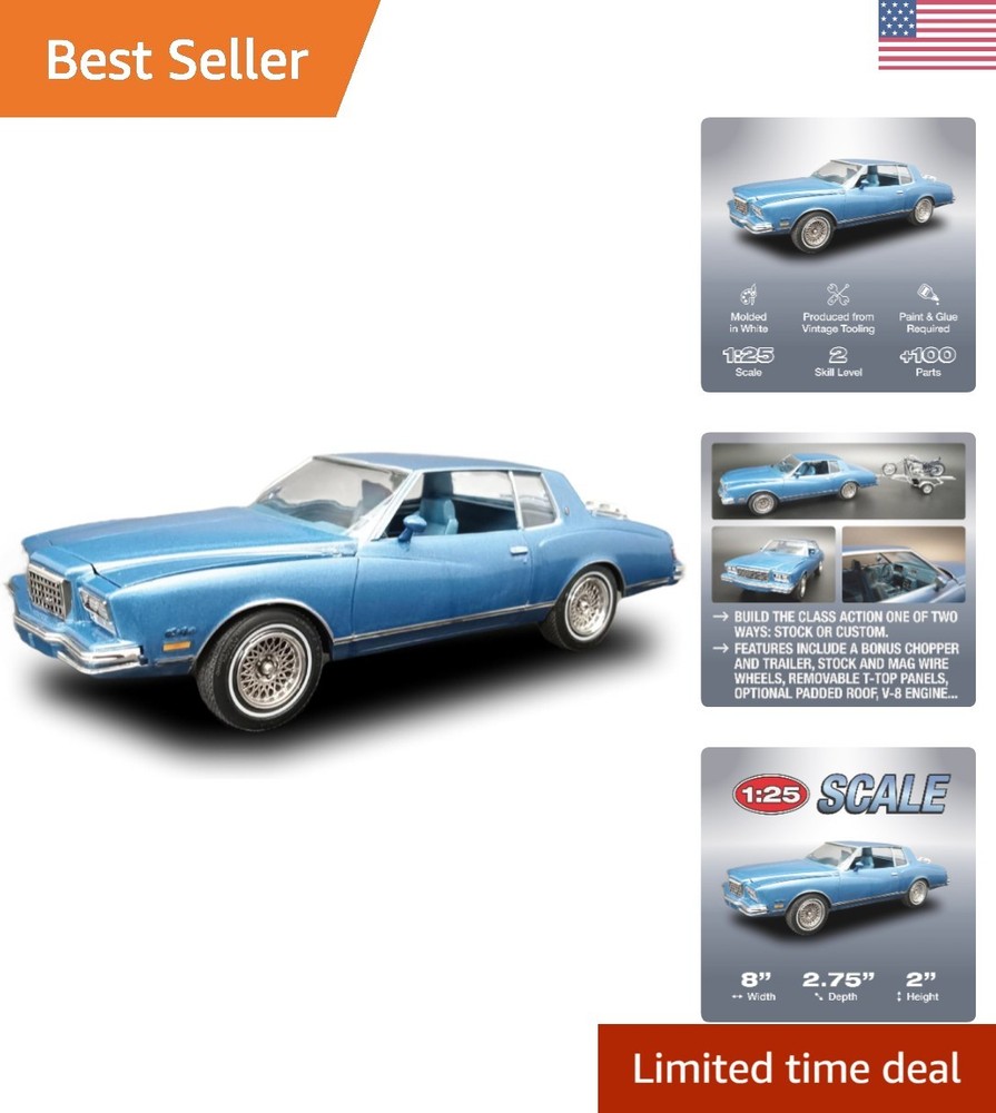 1980 Chevy Monte Carlo Class Action 2T 1:25 Scale Model Kit