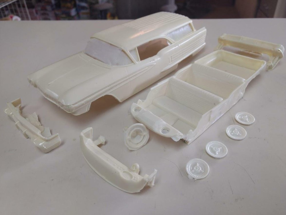 Vics Resins 58 Oldsmobile Station Wagon resin body