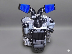 Ford Mustang Dark Horse V8 Model Engine FDM 3D Printed Vroom Vroom Vroom