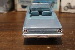AMT 1965 Ford Falcon Convertible Silver Blue Promo 1/25