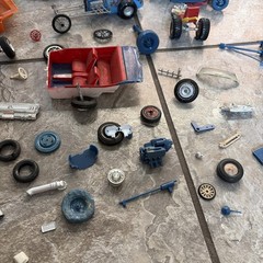 VINTAGE LOT MODEL KITS PLASTIC CARS HOT ROD PARTS and built body