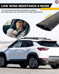 EZREXPM 265LBS Lockable Cross Bars Roof Rack Fit for Chevrolet Chevy