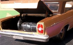 AMT 1965 Ford Galaxie 500 429 4 Speed 2dr Hardtop Built Model Car Kit Custom