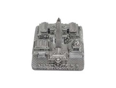 Washington DC Silver Skyline Landmark 3D Model 4 1/2 inches