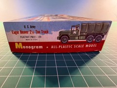 ORIGINAL MONOGRAM 4 STAR NO PM22-169 EAGER BEAVER 21/2 TON TRUCK 1957 MODEL KIT