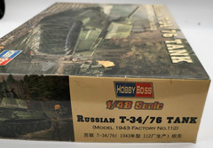 HobbyBoss T-34/76 Russian Tank Model 1943 – Partially Built