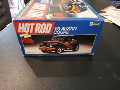 REVELL – HOT ROD ’50 AUSTIN COUPE DRAG GASSER – WITH OPTIONAL DECALS -#2