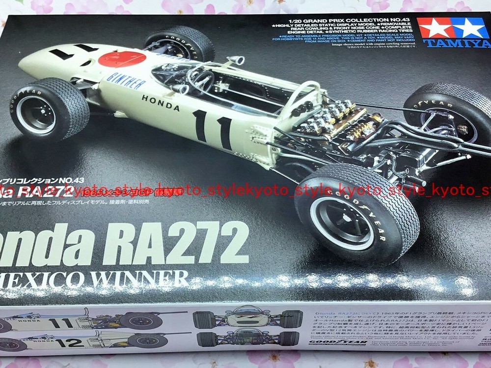 Tamiya 1/20 Honda RA272 1965 Mexico GP Victory Car 20043 92890 JAPAN IMPORT