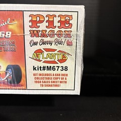 ATLANTIS 6738 TOM DANIEL’S PIE WAGON SHOW ROD MODEL KIT-NIB-1/24 SCALE