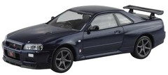 Aoshima 1/32 Nissan R34 Skyline GT-R Midnight Purple Snap Kit Pre Colored JAPAN