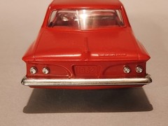 Vintage Jo-Han 1962 Plymouth Fury HT 1/25 Scale Built Kit – Nice, Unpainted Red