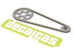 Decalcas 1/12 Scale Detail-Up Generic Motorcycle Chain/Sprocket Set # DCL-PAR120