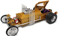 Race Car Custom Built with Ford Mustang Engine Classic Model Carousel GOLD1 18GT