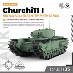 1/35 Military Model Kit British A22 Infantry MKIV Churchill I Tanks