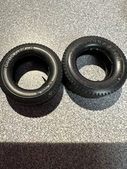 Vintage Model Car Rubber Tires Lot Of 27 White Wall Mini Tires & 4 Metal Rims