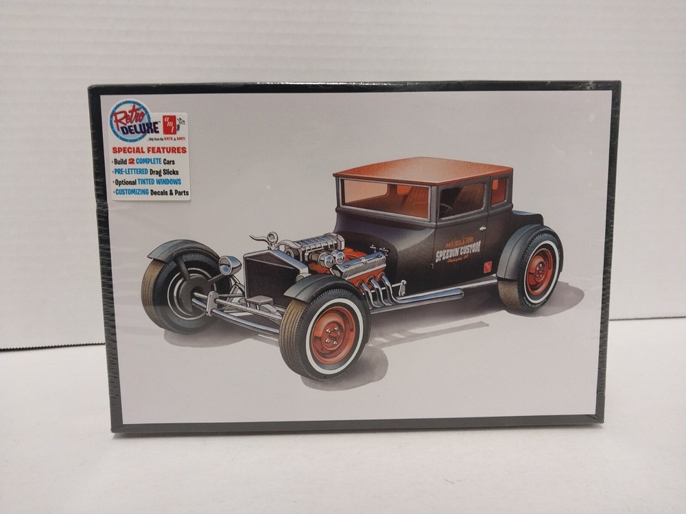 AMT 1925 Ford T Chopped – Plastic Model Car Kit 1/25 Scale #1167 Factory Sealed
