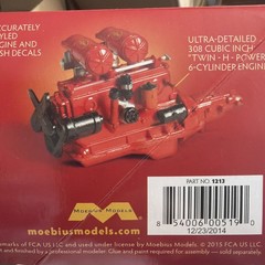 ❤️Moebius Models❤️1954🍺Hudson⭐️Hornet Club Coupe 1/25 Model Sealed Parts