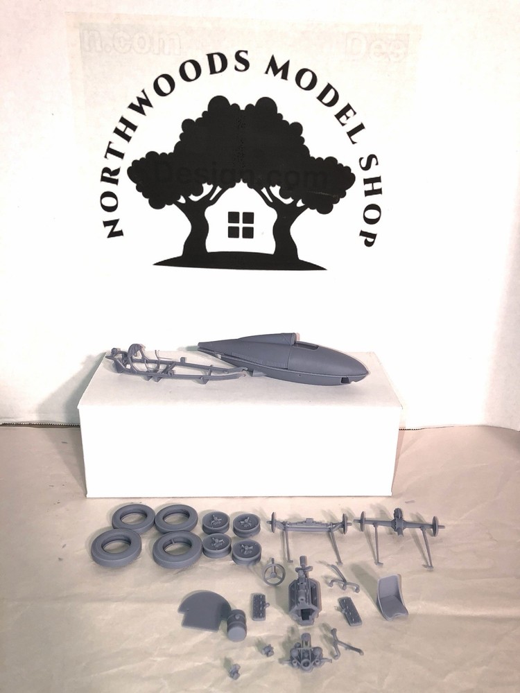 1/25 Scale 3D Resin Printed Salt Flats Belly Tanker