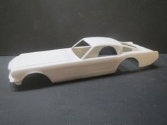 66′ Mustang Longnose AWB 1/25 Resin Body from Fremont Racing Specialties