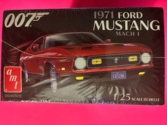 1971 FORD MUSTANG MACH 1 MODEL KIT 1/25 SCALE AMT NEW 007 DIAMONDS ARE FOREVER!!