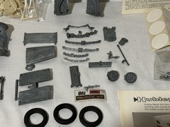 Hubley 1930 Packard Sport Phaeton Metal Model Kit in Clean Box 1/22 Scale