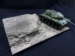 1/35 Scale Military Diorama Base Terrain Display Model Soldiers Figures Diecast