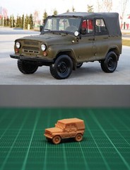 1/144 Ukrainian/Russian UAZ-469 Military Utility Vehicle (fine detail) Resin Kit