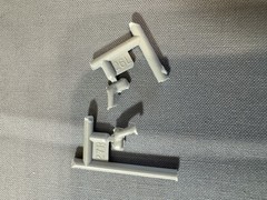 AMT/ERTL 6808 Dodge Viper RT/10 Parts Kit Bash Exhaust Collector #26 #27