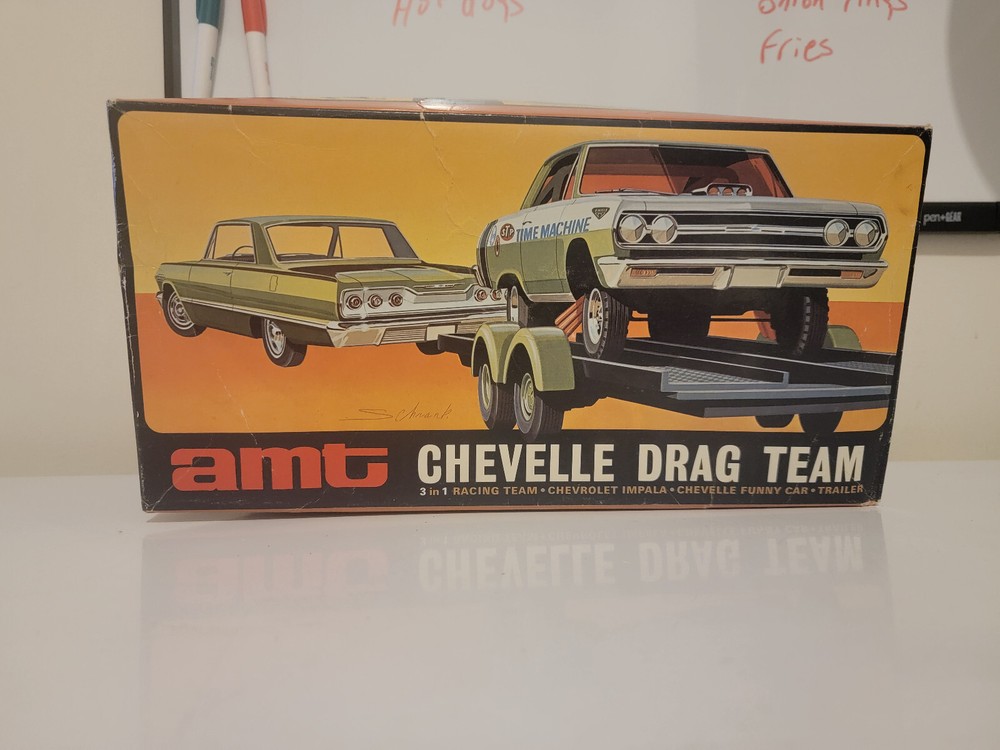 *Rare/Vintage* AMT Chevelle Drag Team Model Car EMPTY Box