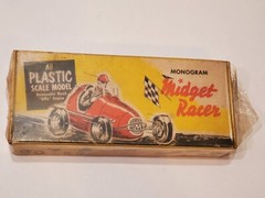Vintage 1954 Monogram 1st Car Kit! Midget Racer P-1 Sealed Plastic Model Box