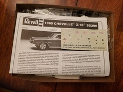 Revell ‘65 Chevelle SS396 Z-16 Model Car Kit New Open Box Complete 7611