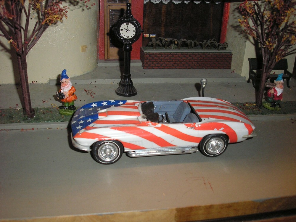 1/24 1/25 Custom 1960’s C2 Chevy Corvette Austin Powers for parts or restore
