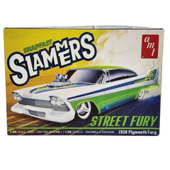 Snapfast Slammers 1958 Plymouth Fury ‘Street Fury’ 1:25 Scale AMT Model Kit NOB