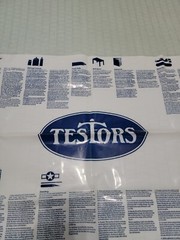 Testors Model mat poster Fujimi Ferrari Testarossa Parts Lot Vintage Tires Rims