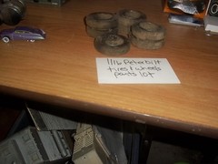 Peterbilt 359 Conventional Monogram 1/16 Kit assembled tire/wheel Junkyard lot .