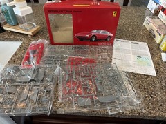 FUJIMI FERRARI DAYTONA 365 GTB4 FACTORY SEALED INSIDE KIT!! CIRCA 2006! VMCP!