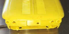 1964 Corvair AMT Craftsman Yellow Spyder Unbuilt Torn box ~ Includes “alligator”