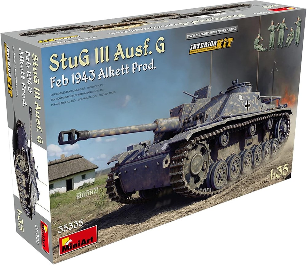 German Army Sturmgeschutz III Assault Gun G-type Feb 1943 Model kit MA35335 Tank