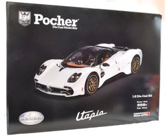 Pocher Pagani Utopia Coupe – Bianco Perla 1/8 Die-Cast Model Kit HK123